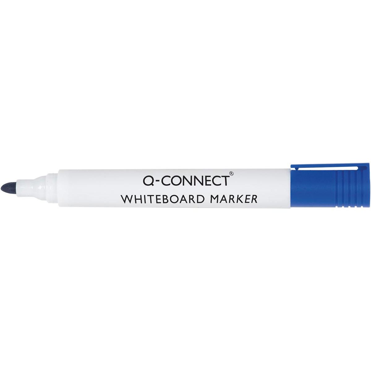 Q-CONNECT - Whiteboardmarker, 2-3 mm, runde Spitze, blau