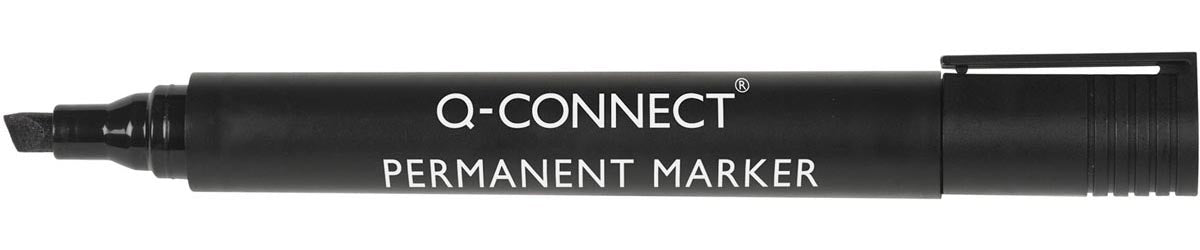 Q-CONNECT - permanent marker, 1.2 / 5 mm, beveled tip, black