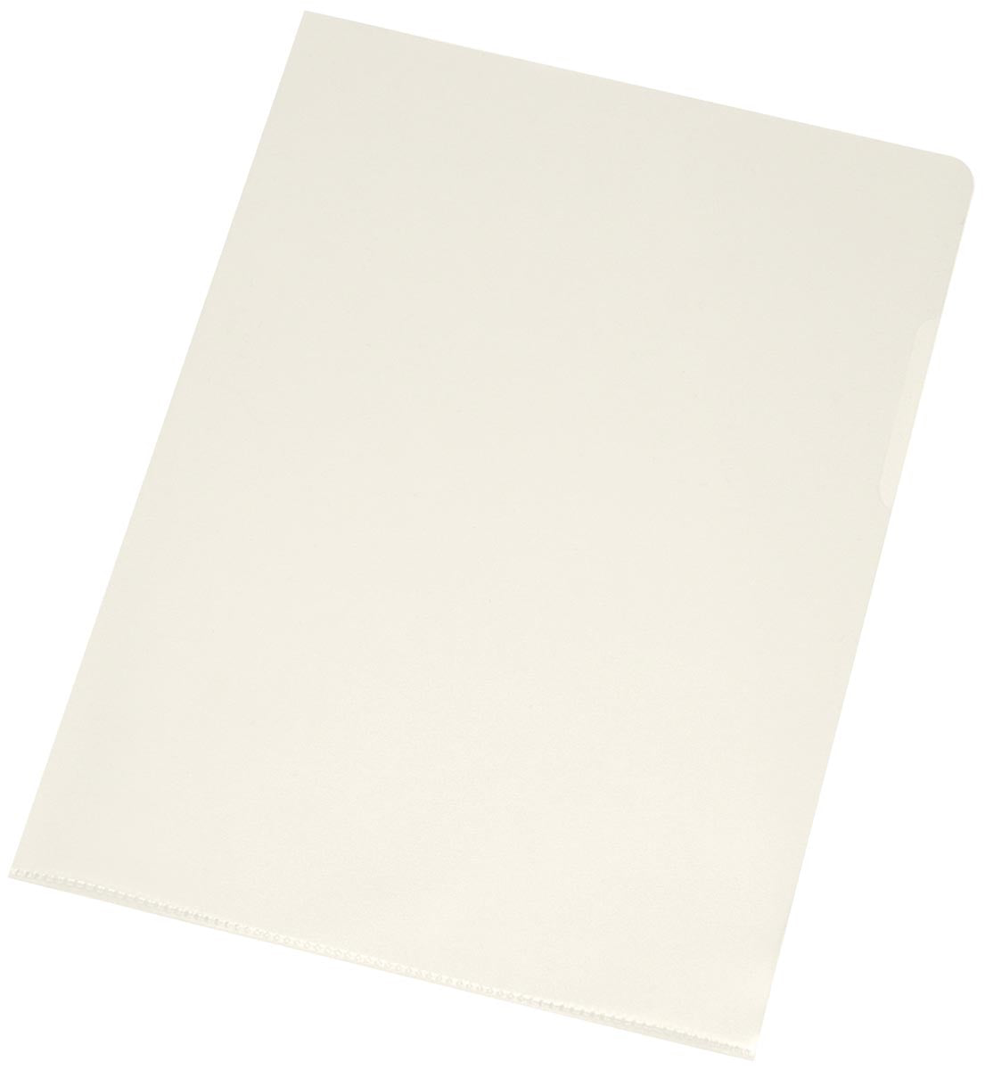 Q-CONNECT - L-map, glashelder, 120 micron, pak van 100 stuks