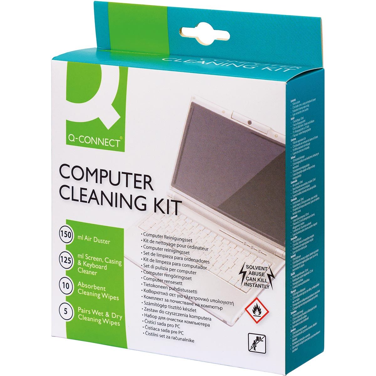 Q-CONNECT - Kit de nettoyage pour ordinateur