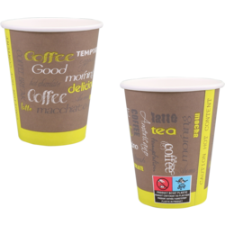 Timmers - Taza de café cartón 250cc 'Coffee to Go' lima 50 piezas