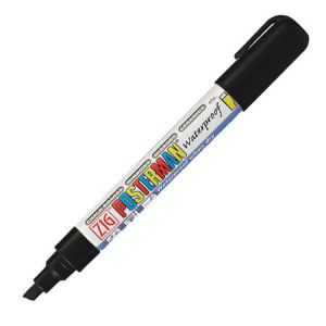 Posterman - - Krijtstift PMA-50 beitelpunt 2-6mm zwart