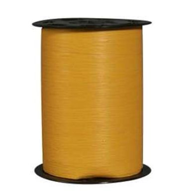 Krullint - paperlook 10mm x 250 meter kleur 740 Mosterd