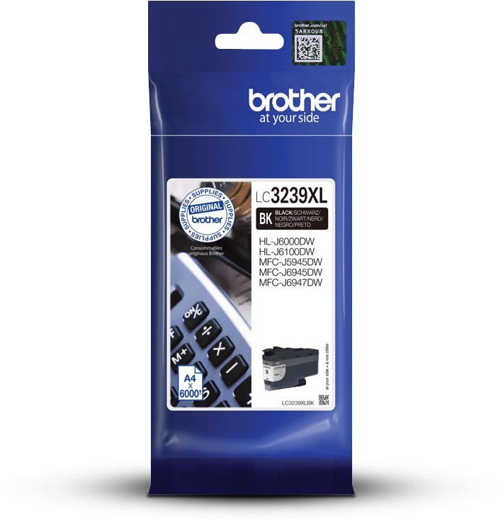 Brother - Tintenpatrone LC-3239XLBK schwarz