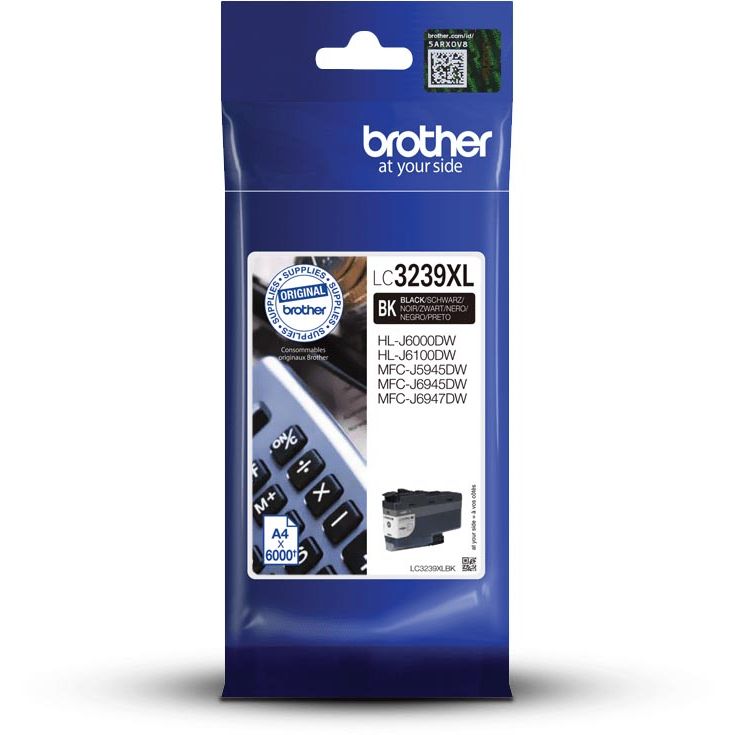 Brother - inktcartridge, 6.000 pagina's, OEM LC-3239XLBK, zwart