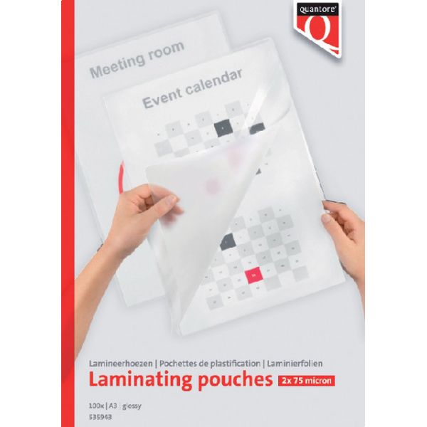 Lamineerhoes Quantore A3 2x75micron 100 stuks