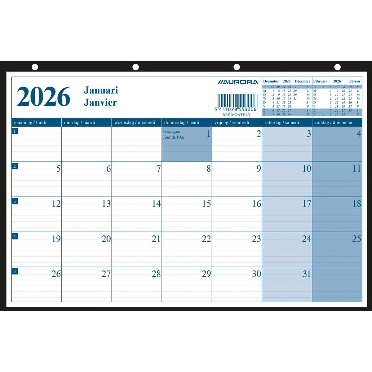Aurore - Mensuel, 2026