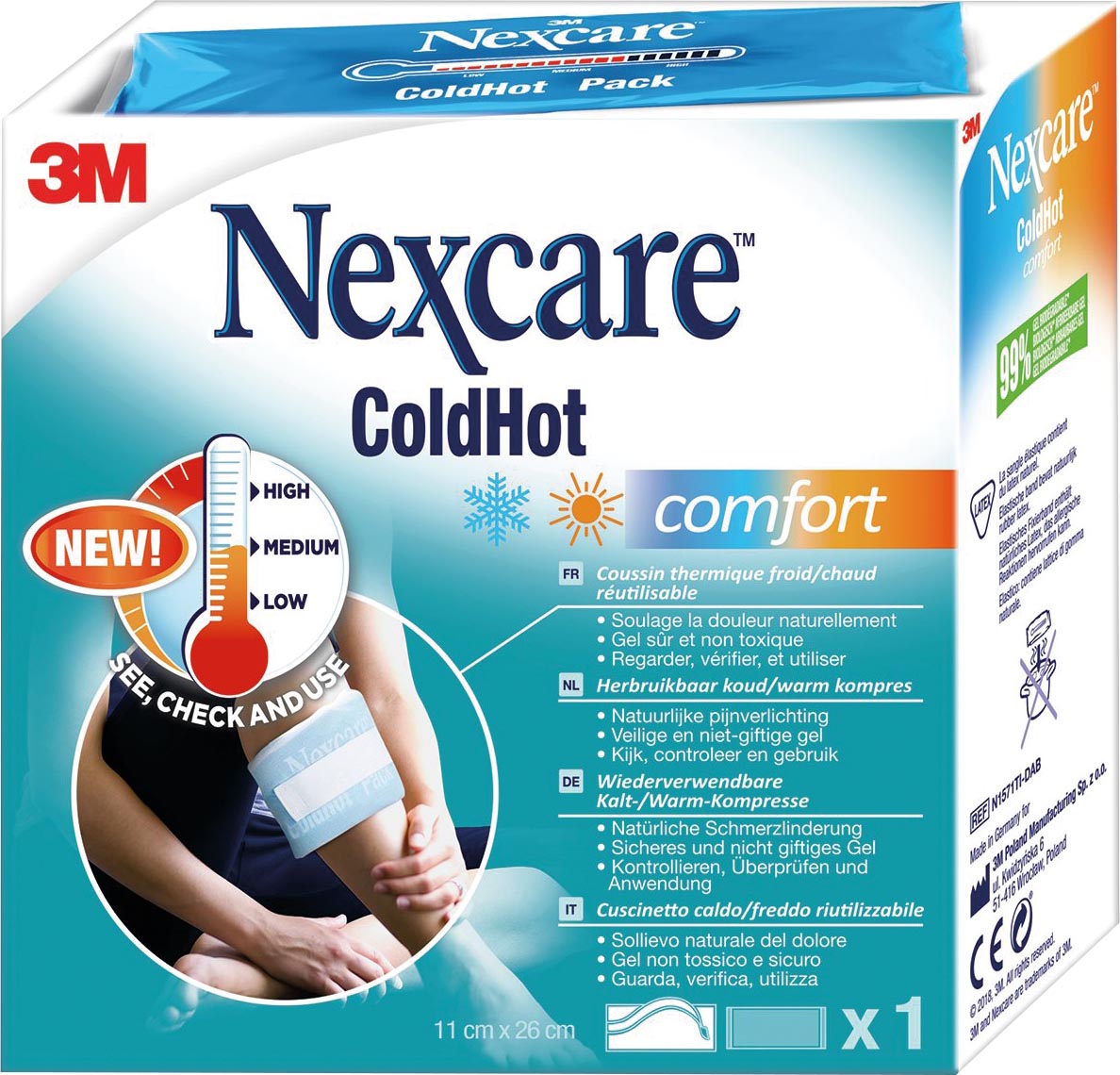 Nexcare - compresse froide/chaude Coldhot Comfort