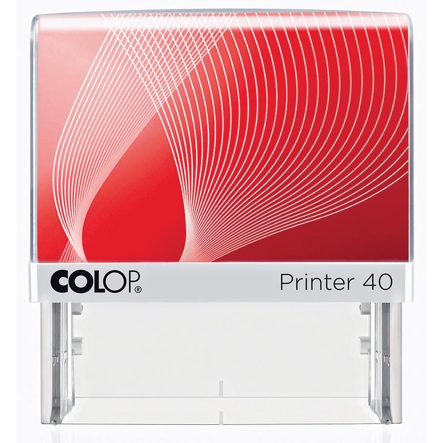 Colop - Stempel mit Gutscheinsystem Drucker Printer 40, max. 6 Zeilen, ft 59 x 23 mm