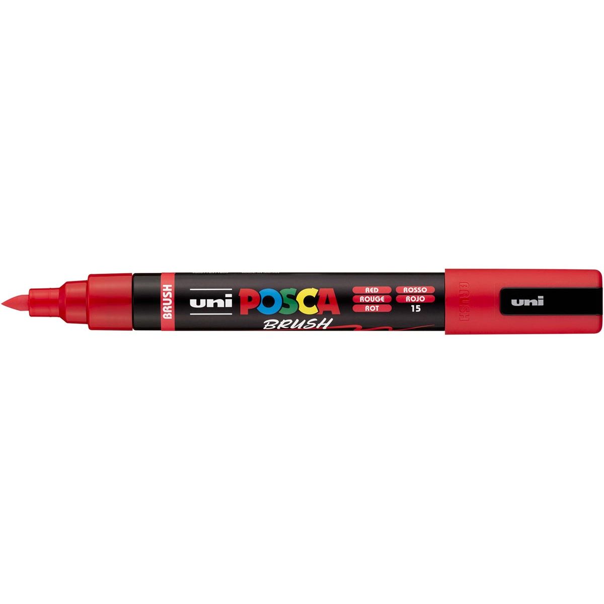 Posca - Uni paintmarker PC-5BR, 1 4 mm, penseel punt, rood