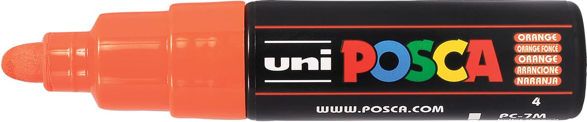 Posca - Paintmarker Uni PC7M breit dunkelorange