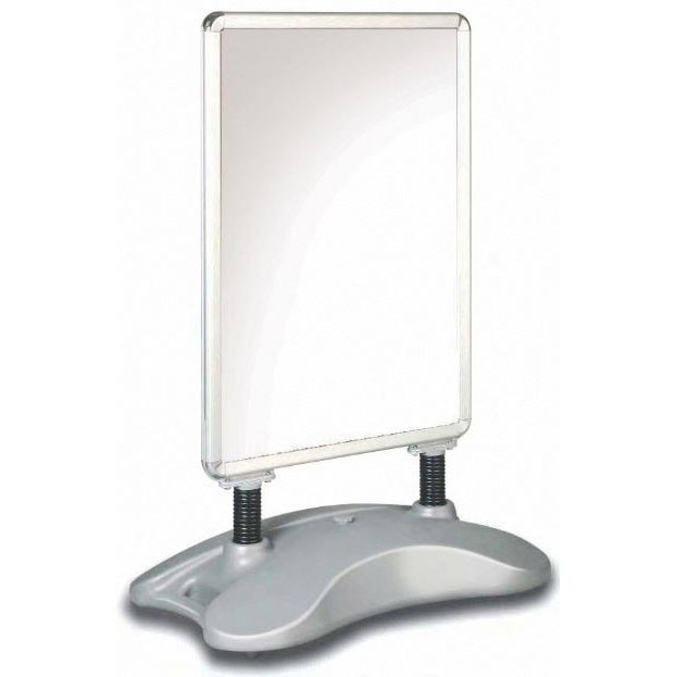 Deflecto – A1-Gehwegschild mit Sockel
