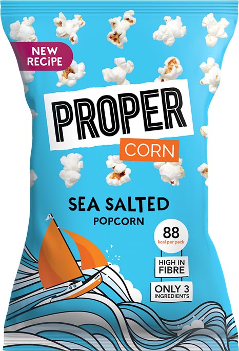 Proper - popcorn Sea Salt, zak van 20 g