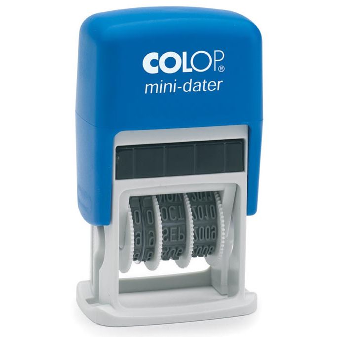 Colop - text stamp with date Mini-Dater text: PAYE LE