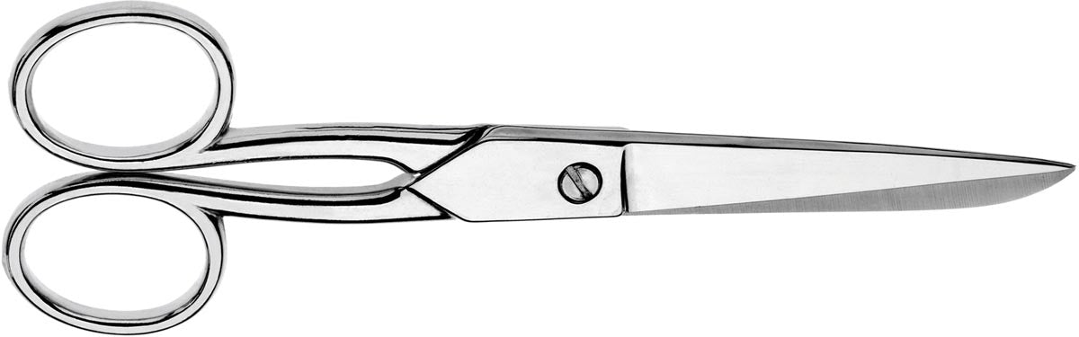 Clauss - stofschaar , ft 15 cm, RVS, blister van 1 stuk