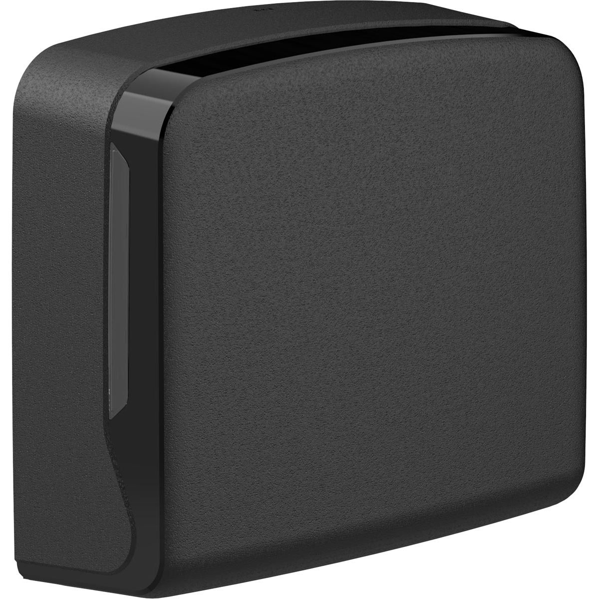 Zonder merk - Spotless handdoekdispenser Z-vouw mini, zwart