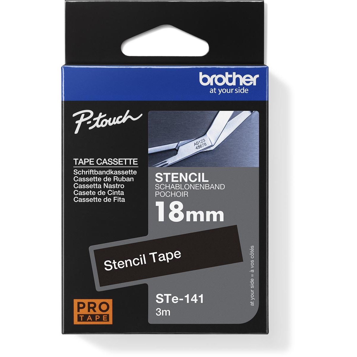 Brother - STE-141 Stencile voor etsen voor P-Touch 18 mm