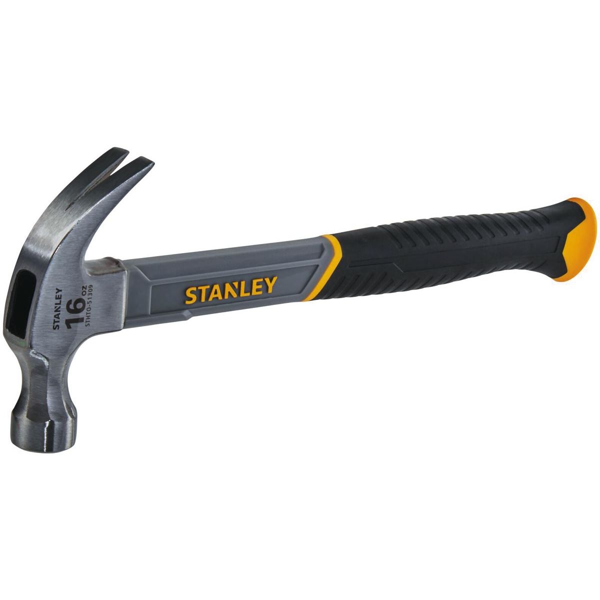 Stanley - claw hammer, fiberglass, 450 g