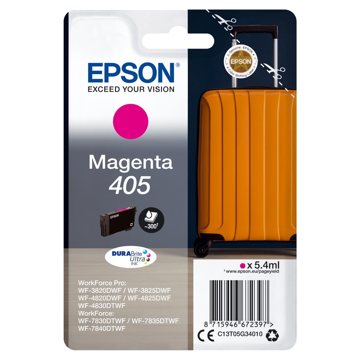 Epson - Tintenpatrone 405 T05G34 rot