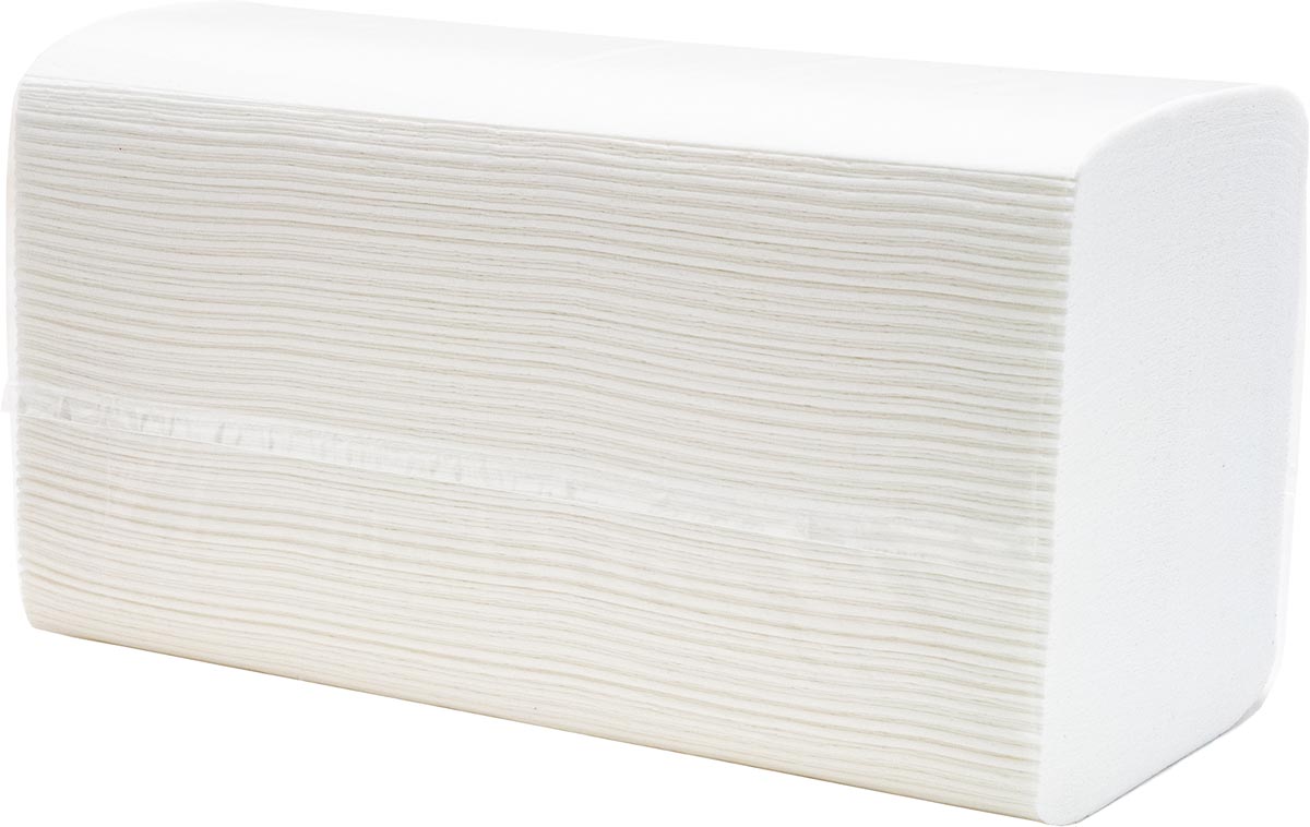 Zonder merk - Papieren handdoeken, multifold, 2-laags, ft 20,6 x 32 cm, 150 vellen, pak van 15 stuks