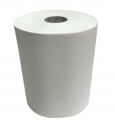 Zonder merk - Papieren handdoeken Matic voor dispenser, 2-laags, blauw, 130 m, pak van 6 rollen