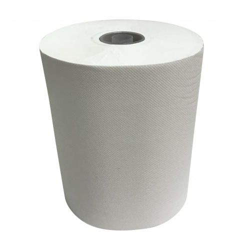 Zonder merk - Papieren handdoeken Matic voor dispenser, 2-laags, blauw, 130 m, pak van 6 rollen