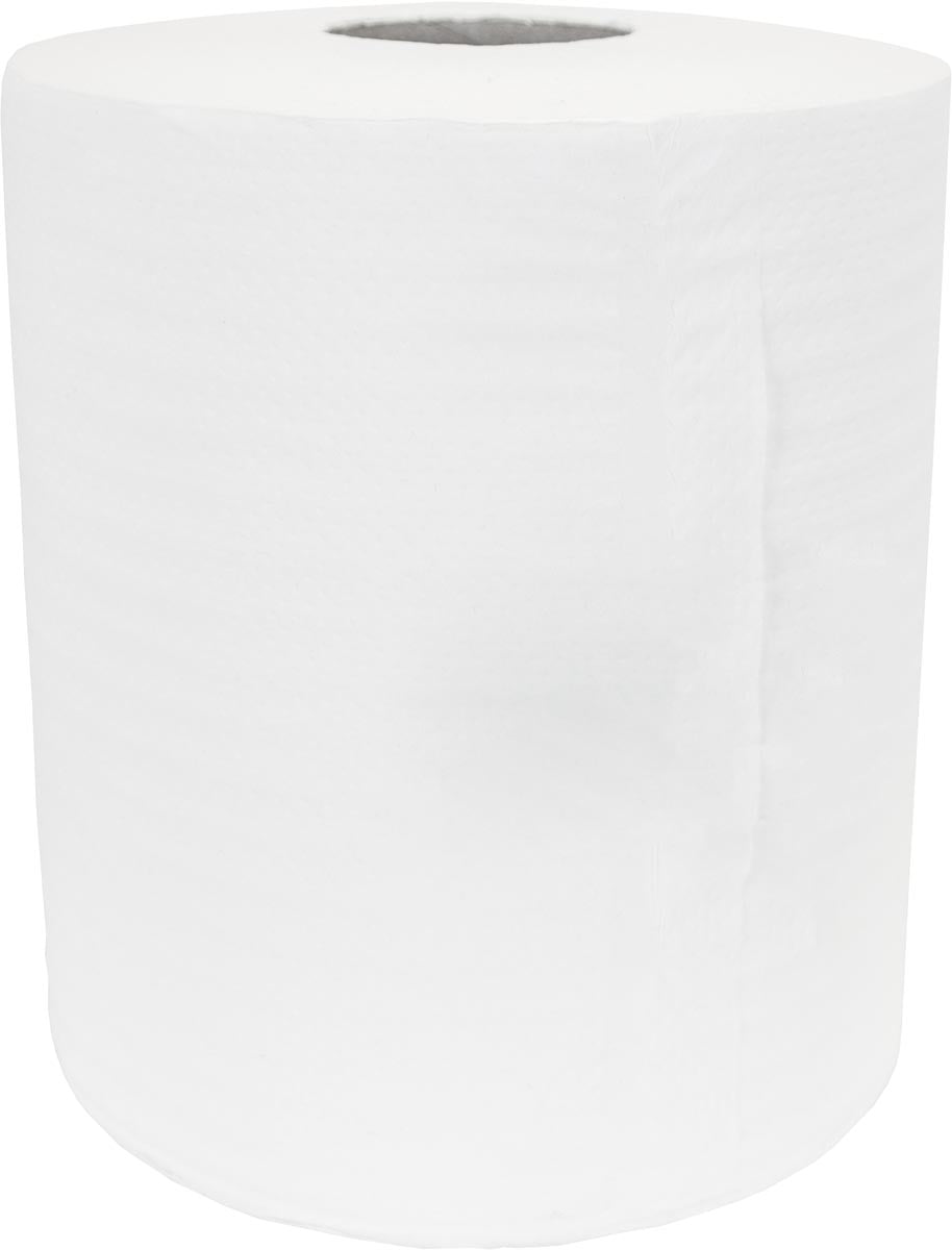 Zonder merk - Poetspapier Midi, cellulose, 1-laags, 275 m, pak van 6 rollen