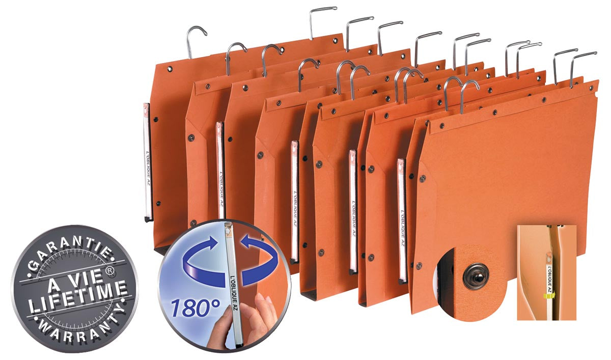 Elba - L'Oblique hangmappen voor kasten TUB ft 330 x 250 mm, bodem 50 mm