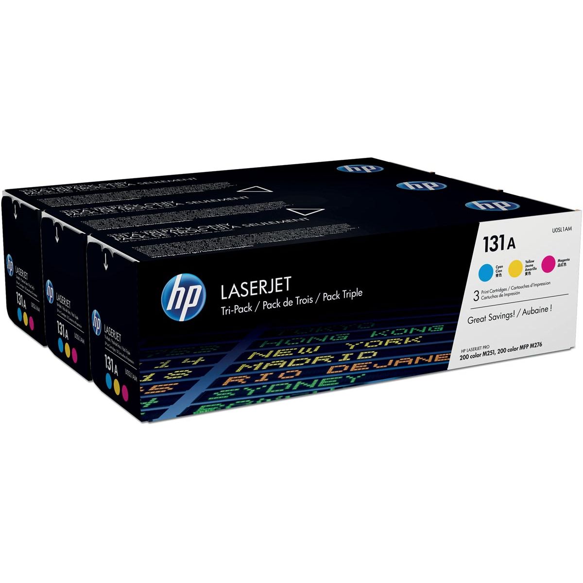 HP - Cartouche toner u0sl1am 131a 3 couleurs
