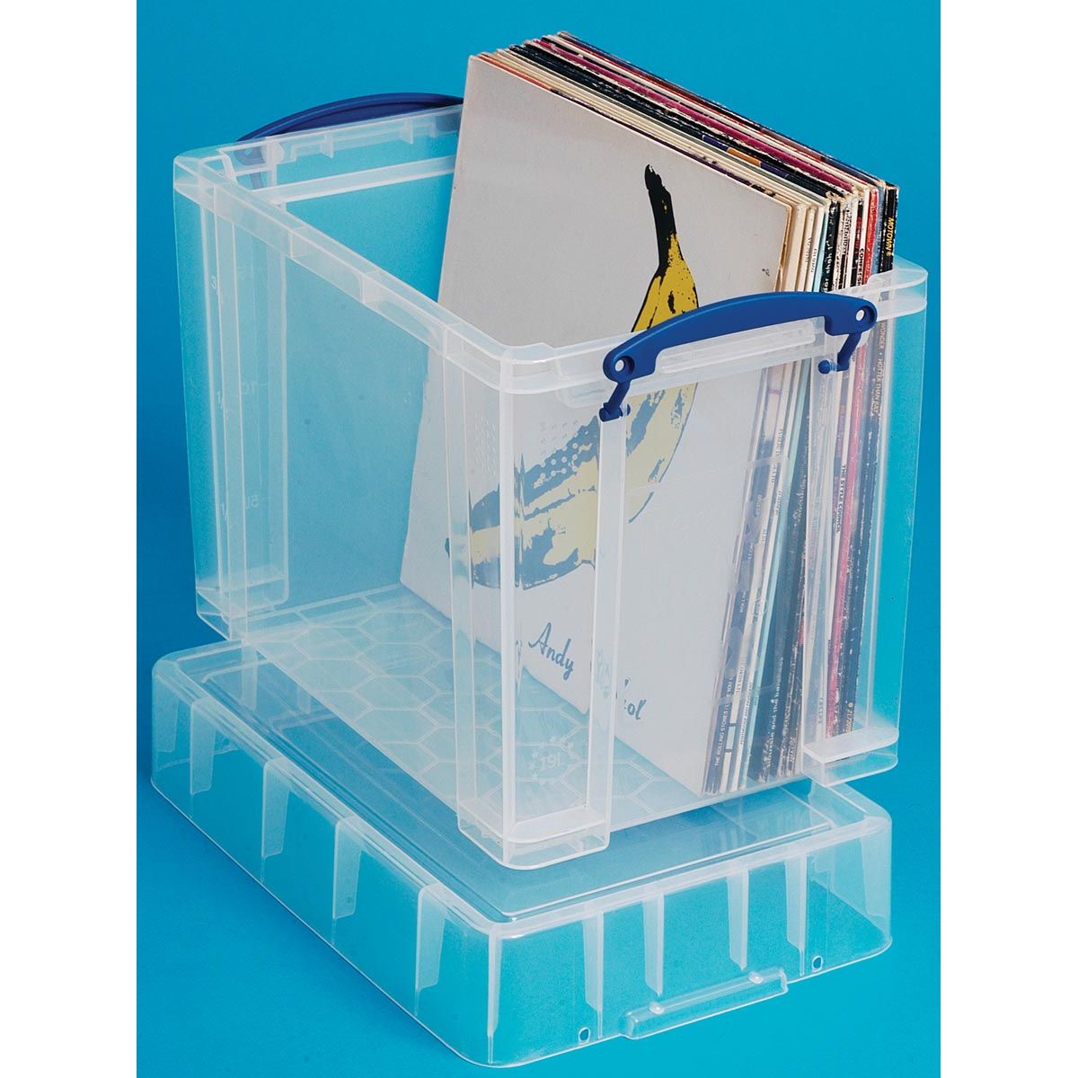Really Useful Box - Boîte de rangement 19 litres 395x255x330mm transparent blanc