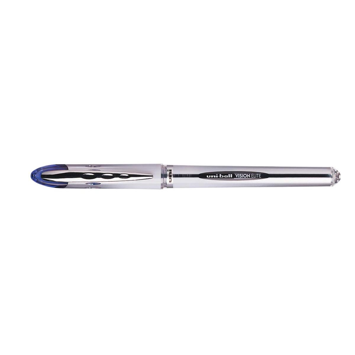 Uni-ball - Roller Uni Ball Vision 200, largeur d'écriture 0,6 mm, pointe 0,8 mm, bleu