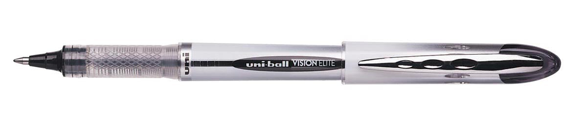 Uni-ball - Uni Ball Vision 200 roller, schrijfbreedte 0,6 mm, punt 0,8 mm, zwart