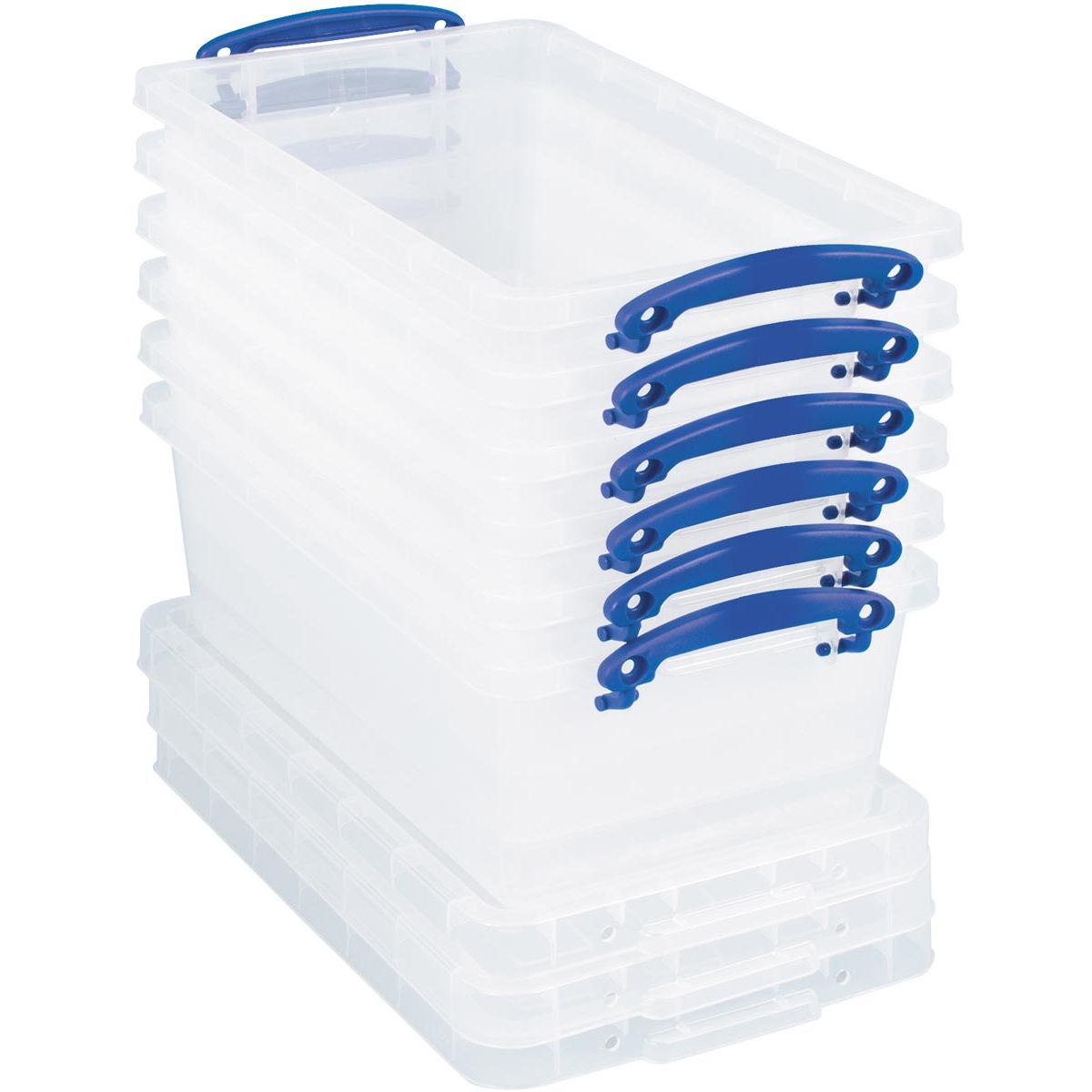 Really Useful Box - Box storage box 5.5 l, nestable, transparent