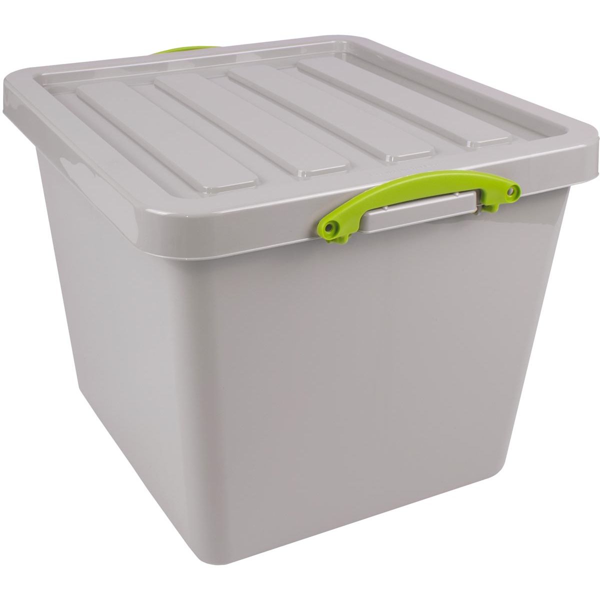 Really Useful Box - Box Boîte de rangement recyclée 60 l, emboîtable, grise
