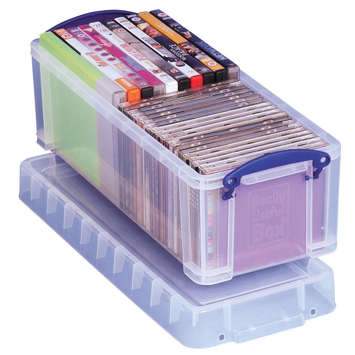Really Useful Box - Caja de almacenamiento de 6,5 litros, transparente