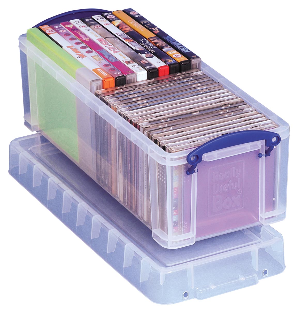 Really Useful Box - Caja de almacenamiento de 6,5 litros, transparente