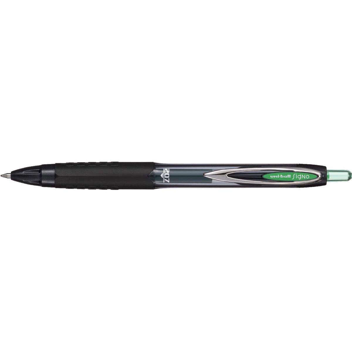 Uni-ball - roller Signo RT207, medium punt, groen