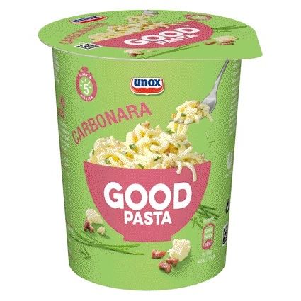 Unox - Good pasta spaghetti carbonara cup | 8 stuks
