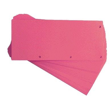 Oxford - Striscia divisoria duo 240x105mm rosa 60 pezzi