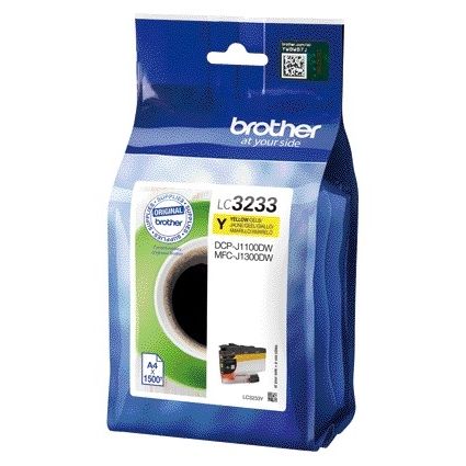 Brother - Cartuccia d'inchiostro LC-3233Y gialla