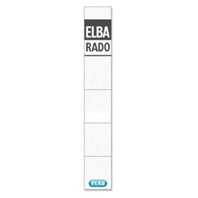 Elba - Spine insert card Rado narrow 24x159mm white 10 pieces