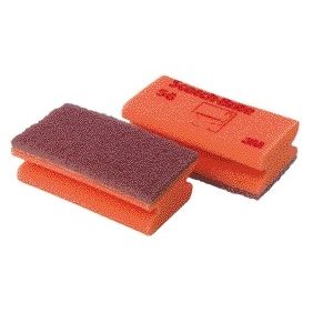 Scotch Brite - Scouring sponge -Brite delicate surfaces 70x133mm red 10 pieces