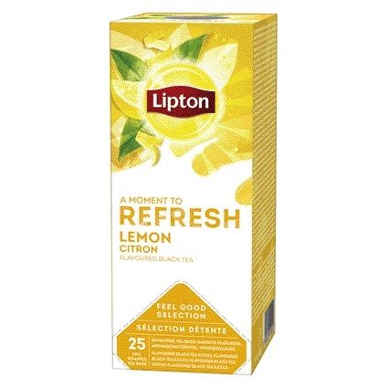 Lipton - Thee refresh lemon 25x1.5gr | 6 stuks