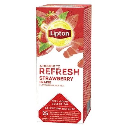 Lipton - Tea Refresh fraise 25x1.5gr