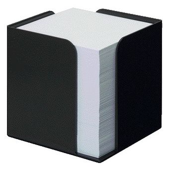 Djois - Memokubus Re-Solution recyclé 95x95x95mm + 700 feuilles noires