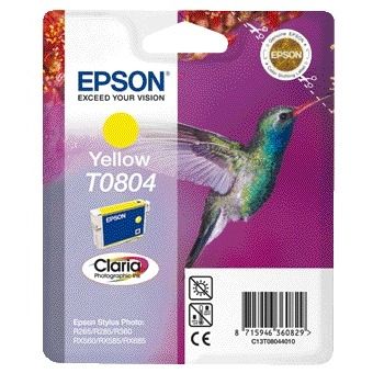 Epson - Cartucho de tinta T0804 amarillo