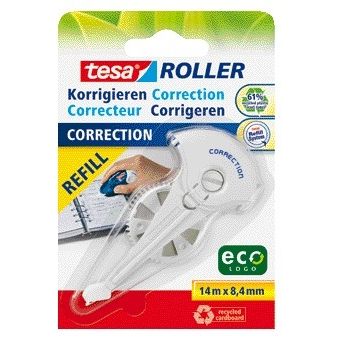 Tesa - Correctiee navulling eco 8.4mm blister | 5 stuks