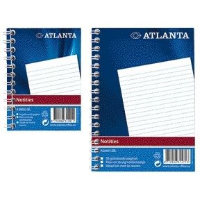 Atlanta von Jalema – Notizbuch Djois A7-Linie 100 Seiten mit seitlicher Spirale