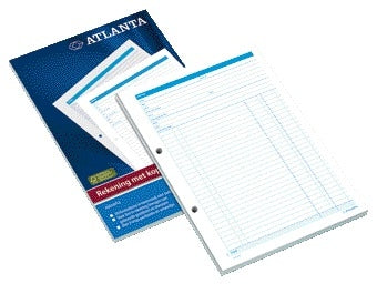 Atlanta - Account pad Djois A4 50x2 sheet with carbon | 5 pieces