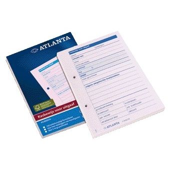 Atlanta von Jalema – Kassenbon Djois Edition A6 100 Blatt rosa